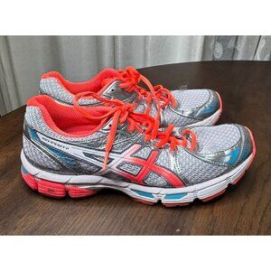 Asics GEL-Exalt 2 Womens Size 9 Orange Gray Fluid Fit Running Walking Shoes